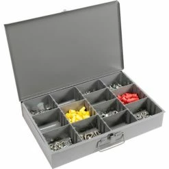 Durham Mfg. Durham Steel Scoop Compartment Box 119-95 - Adjustable Vertical Compartments 18 x 12 x 3 - Pkg Qty 4 12 Durham Mfg. Durham Steel Scoop Compartment Box 119-95 - Adjustable Vertical Compartments 18 x 12 x 3 - Pkg Qty 4 -Containers & Organizers Sales Store 240796 02