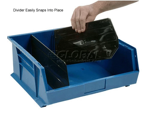 Divider DUS250 For 14-3/4"D x 7"H Stacking Bin Price for Pack of 6 3 Divider DUS250 For 14-3/4"D x 7"H Stacking Bin Price for Pack of 6 - Image 3