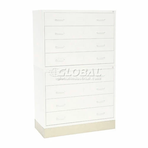 Safco Storage Cabinet Base - Light Gray 2 Safco Storage Cabinet Base - Light Gray - Image 2