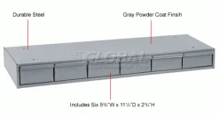 Durham Mfg. Durham Steel Storage Parts Drawer Cabinet 002-95 - 6 Drawers -Containers & Organizers Sales Store 252000 1wco