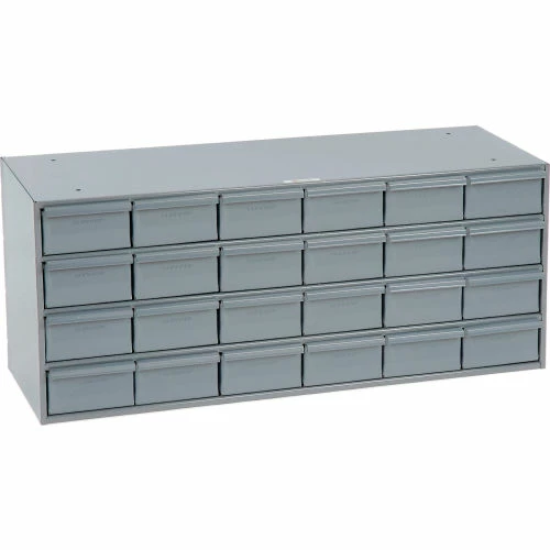 Durham Mfg. Durham Steel Storage Parts Drawer Cabinet 033-95 - 24 Drawers 1 Durham Mfg. Durham Steel Storage Parts Drawer Cabinet 033-95 - 24 Drawers
