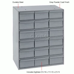Durham Mfg. Durham Steel Storage Parts Drawer Cabinet 006-95 - 18 Drawers -Containers & Organizers Sales Store 252010 1wco