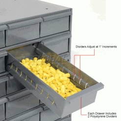 Durham Mfg. Durham Steel Storage Parts Drawer Cabinet 006-95 - 18 Drawers -Containers & Organizers Sales Store 252010 3wco