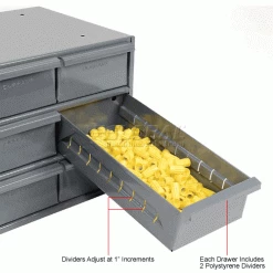 Durham Mfg. Durham Steel Storage Parts Drawer Cabinet 001-95 - 6 Drawers 25 Durham Mfg. Durham Steel Storage Parts Drawer Cabinet 001-95 - 6 Drawers -Containers & Organizers Sales Store 252030 3wco