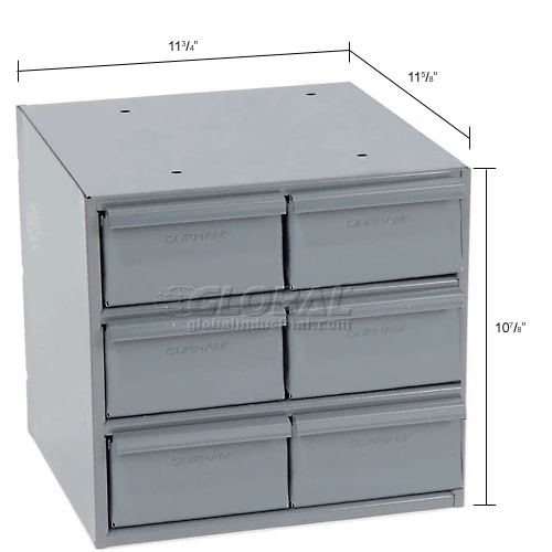 Durham Mfg. Durham Steel Storage Parts Drawer Cabinet 001-95 - 6 Drawers 14 Durham Mfg. Durham Steel Storage Parts Drawer Cabinet 001-95 - 6 Drawers - Image 14