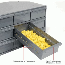Durham Mfg. Durham Steel Storage Parts Drawer Cabinet 004-95 - 9 Drawers -Containers & Organizers Sales Store 252034 3wco