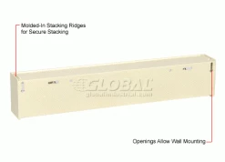 Quantum Storage Systems Quantum Tip Out Storage Bin QTB306 - 6 Compartments Ivory -Containers & Organizers Sales Store 252188BG 2wco