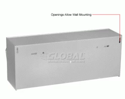 Quantum Storage Systems Quantum Tip Out Storage Bin QTB303 - 3 Compartments Gray -Containers & Organizers Sales Store 252191GY 2wco