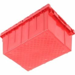 Global Industrial Plastic Attached Lid Shipping & Storage Container 21-7/8x15-1/4x9-11/16 Red 27 Global Industrial Plastic Attached Lid Shipping & Storage Container 21-7/8x15-1/4x9-11/16 Red -Containers & Organizers Sales Store 257808RD 07