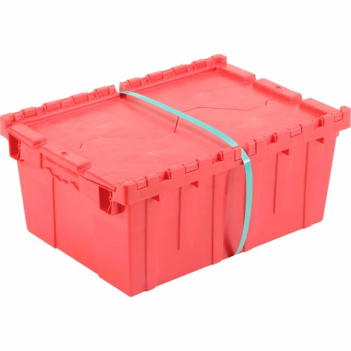 Global Industrial Plastic Attached Lid Shipping & Storage Container 21-7/8x15-1/4x9-11/16 Red 11 Global Industrial Plastic Attached Lid Shipping & Storage Container 21-7/8x15-1/4x9-11/16 Red - Image 11