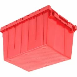 Global Industrial Plastic Shipping/Storage Tote w/ Attached Lid, 21-7/8"x15-1/4"x12-7/8", Red 27 Global Industrial Plastic Shipping/Storage Tote w/ Attached Lid, 21-7/8"x15-1/4"x12-7/8", Red -Containers & Organizers Sales Store 257809RD 07
