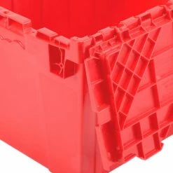Global Industrial Plastic Shipping/Storage Tote w/ Attached Lid, 21-7/8"x15-1/4"x12-7/8", Red 29 Global Industrial Plastic Shipping/Storage Tote w/ Attached Lid, 21-7/8"x15-1/4"x12-7/8", Red -Containers & Organizers Sales Store 257809RD 09