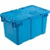 Global Industrial Plastic Attached Lid Shipping & Storage Container DC2213-12 22-3/8x13x13 BL