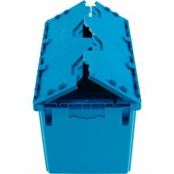 Global Industrial Plastic Attached Lid Shipping & Storage Container DC2213-12 22-3/8x13x13 BL 20 Global Industrial Plastic Attached Lid Shipping & Storage Container DC2213-12 22-3/8x13x13 BL -Containers & Organizers Sales Store 257810BL 03