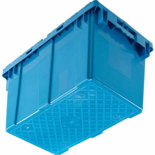 Global Industrial Plastic Attached Lid Shipping & Storage Container DC2213-12 22-3/8x13x13 BL 5 Global Industrial Plastic Attached Lid Shipping & Storage Container DC2213-12 22-3/8x13x13 BL - Image 5