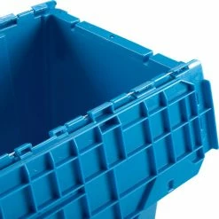Global Industrial Plastic Attached Lid Shipping & Storage Container DC2213-12 22-3/8x13x13 BL 23 Global Industrial Plastic Attached Lid Shipping & Storage Container DC2213-12 22-3/8x13x13 BL -Containers & Organizers Sales Store 257810BL 06