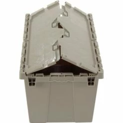 Global Industrial Plastic Attached Lid Shipping & Storage Container 25-1/4x16-1/4x13-3/4 Gray 25 Global Industrial Plastic Attached Lid Shipping & Storage Container 25-1/4x16-1/4x13-3/4 Gray -Containers & Organizers Sales Store 257812 06