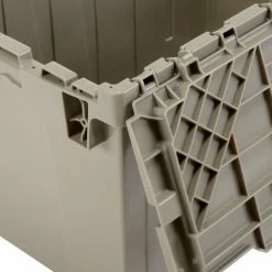 Global Industrial Plastic Attached Lid Shipping & Storage Container 25-1/4x16-1/4x13-3/4 Gray 28 Global Industrial Plastic Attached Lid Shipping & Storage Container 25-1/4x16-1/4x13-3/4 Gray -Containers & Organizers Sales Store 257812 09