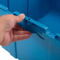 Global Industrial Plastic Attached Lid Shipping & Storage Container 23-3/4x19-1/4x12-1/2 Blue 27 Global Industrial Plastic Attached Lid Shipping & Storage Container 23-3/4x19-1/4x12-1/2 Blue -Containers & Organizers Sales Store 257813BL 09