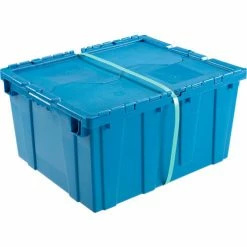 Global Industrial Plastic Attached Lid Shipping & Storage Container 23-3/4x19-1/4x12-1/2 Blue 28 Global Industrial Plastic Attached Lid Shipping & Storage Container 23-3/4x19-1/4x12-1/2 Blue -Containers & Organizers Sales Store 257813BL 10