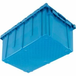 Global Industrial Plastic Attached Lid Shipping and Storage Container 27-3/16x16-5/8x12-1/2 BL 27 Global Industrial Plastic Attached Lid Shipping and Storage Container 27-3/16x16-5/8x12-1/2 BL -Containers & Organizers Sales Store 257814BL 07 1