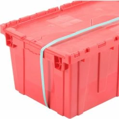 Attached Lid Shipping Container 27-3/16 x 16-5/8 x 12-1/2 Red with Dolly Combo 42 Attached Lid Shipping Container 27-3/16 x 16-5/8 x 12-1/2 Red with Dolly Combo -Containers & Organizers Sales Store 257814RD 10
