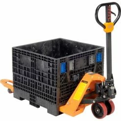 ORBIS KD3230-25 BulkPak Folding Bulk Shipping Container - 32"L x 30"W x 25"H, 1500 Lb. Cap. Black -Containers & Organizers Sales Store 268644 04