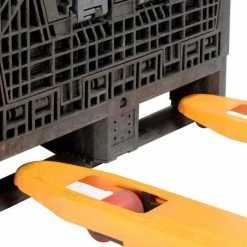 ORBIS KD3230-25 BulkPak Folding Bulk Shipping Container - 32"L x 30"W x 25"H, 1500 Lb. Cap. Black -Containers & Organizers Sales Store 268644 11