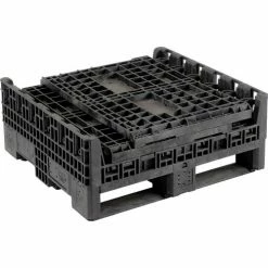 ORBIS KD3230-34 BulkPak Folding Bulk Shipping Container - 32"L x 30"W x 34"H, 2000 Lb. Cap. Black 16 ORBIS KD3230-34 BulkPak Folding Bulk Shipping Container - 32"L x 30"W x 34"H, 2000 Lb. Cap. Black -Containers & Organizers Sales Store 268645 03