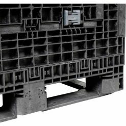 ORBIS HDMP4845-34-22 BulkPak Folding Bulk Shipping Container - 48"L x 45"W x 34"H, 1800 Lb Cap Black -Containers & Organizers Sales Store 268647 10
