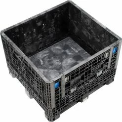 ORBIS HDMP4845-34-22 BulkPak Folding Bulk Shipping Container - 48"L x 45"W x 34"H, 1800 Lb Cap Black -Containers & Organizers Sales Store 268647 14