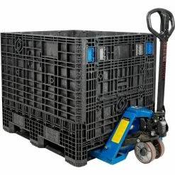 ORBIS GP4048-39 BulkPak Folding Bulk Shipping Container - 48"L x 40"W x 39"H, 2000 Lb. Cap. Black 25 ORBIS GP4048-39 BulkPak Folding Bulk Shipping Container - 48"L x 40"W x 39"H, 2000 Lb. Cap. Black -Containers & Organizers Sales Store 268649 04