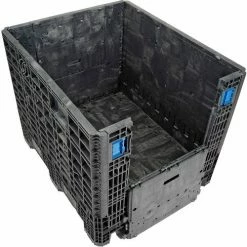 ORBIS GP4048-39 BulkPak Folding Bulk Shipping Container - 48"L x 40"W x 39"H, 2000 Lb. Cap. Black 35 ORBIS GP4048-39 BulkPak Folding Bulk Shipping Container - 48"L x 40"W x 39"H, 2000 Lb. Cap. Black -Containers & Organizers Sales Store 268649 14