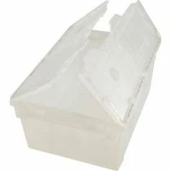 ORBIS Flipak® Attached Lid Container FP143 -21-4/5 x 15-1/5 x 9-4/5, Clear -Containers & Organizers Sales Store 268774 03