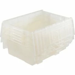 ORBIS Flipak® Attached Lid Container FP143 -21-4/5 x 15-1/5 x 9-4/5, Clear -Containers & Organizers Sales Store 268774 06