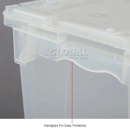 ORBIS Flipak® Attached Lid Container FP182 - 21-7/8 x 15-1/4 x 12-7/8, Clear 14 ORBIS Flipak® Attached Lid Container FP182 - 21-7/8 x 15-1/4 x 12-7/8, Clear - Image 14
