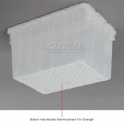 ORBIS Flipak® Attached Lid Container FP182 - 21-7/8 x 15-1/4 x 12-7/8, Clear 31 ORBIS Flipak® Attached Lid Container FP182 - 21-7/8 x 15-1/4 x 12-7/8, Clear -Containers & Organizers Sales Store 268775IN 5wco