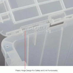 ORBIS Flipak® Attached Lid Container FP182 - 21-7/8 x 15-1/4 x 12-7/8, Clear 32 ORBIS Flipak® Attached Lid Container FP182 - 21-7/8 x 15-1/4 x 12-7/8, Clear -Containers & Organizers Sales Store 268775IN 6wco