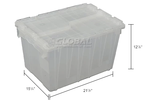 ORBIS Flipak® Attached Lid Container FP182 - 21-7/8 x 15-1/4 x 12-7/8, Clear 17 ORBIS Flipak® Attached Lid Container FP182 - 21-7/8 x 15-1/4 x 12-7/8, Clear - Image 17