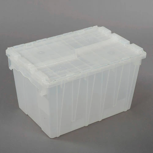 ORBIS Flipak® Attached Lid Container FP182 - 21-7/8 x 15-1/4 x 12-7/8, Clear 2 ORBIS Flipak® Attached Lid Container FP182 - 21-7/8 x 15-1/4 x 12-7/8, Clear - Image 2
