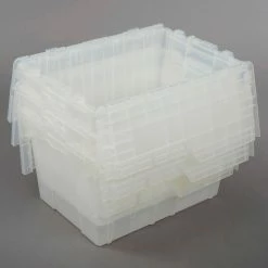 ORBIS Flipak® Attached Lid Container FP182 - 21-7/8 x 15-1/4 x 12-7/8, Clear 20 ORBIS Flipak® Attached Lid Container FP182 - 21-7/8 x 15-1/4 x 12-7/8, Clear -Containers & Organizers Sales Store 268775 03