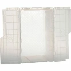ORBIS Flipak® Attached Lid Container FP243 - 26-9/10 x 17-1/10 x 12-3/5, Clear -Containers & Organizers Sales Store 268776 05