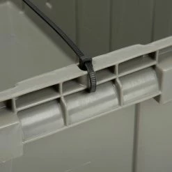 LEWISBins Nest Only Container RNO2115-9 - 21-13/16 x 15-3/16 x 9-3/16 Gray Closed Handle - Pkg Qty 5 -Containers & Organizers Sales Store 269304 07