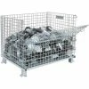 Nashville Wire Products Folding Wire Container GC324028S4 40x32x34-1/2 2" Mesh Size 3000-4000 Lb. Cap
