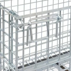 Nashville Wire Products Folding Wire Container GC324028S4 40x32x34-1/2 2" Mesh Size 3000-4000 Lb. Cap -Containers & Organizers Sales Store 269408 03