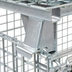 Nashville Wire Products Folding Wire Container GC324028S4 40x32x34-1/2 2" Mesh Size 3000-4000 Lb. Cap -Containers & Organizers Sales Store 269408 14