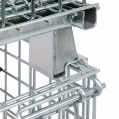 Nashville Wire Products Folding Wire Container GC324028S4 40x32x34-1/2 2" Mesh Size 3000-4000 Lb. Cap -Containers & Organizers Sales Store 269408 15