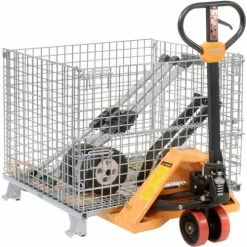 Nashville Wire Products Folding Wire Container GC324028S4 40x32x34-1/2 2" Mesh Size 3000-4000 Lb. Cap -Containers & Organizers Sales Store 269408 20