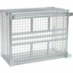 Nashville Wire Products Folding Wire Container GC404824S4 48x40x30-1/2 3000-4000 Lb. Cap -Containers & Organizers Sales Store 269409 04