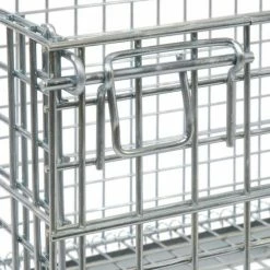 Nashville Wire Products Folding Wire Container GC404824S4 48x40x30-1/2 3000-4000 Lb. Cap -Containers & Organizers Sales Store 269409 09